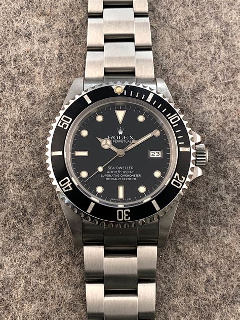 rolex sea dweller triple 6 ref 16660